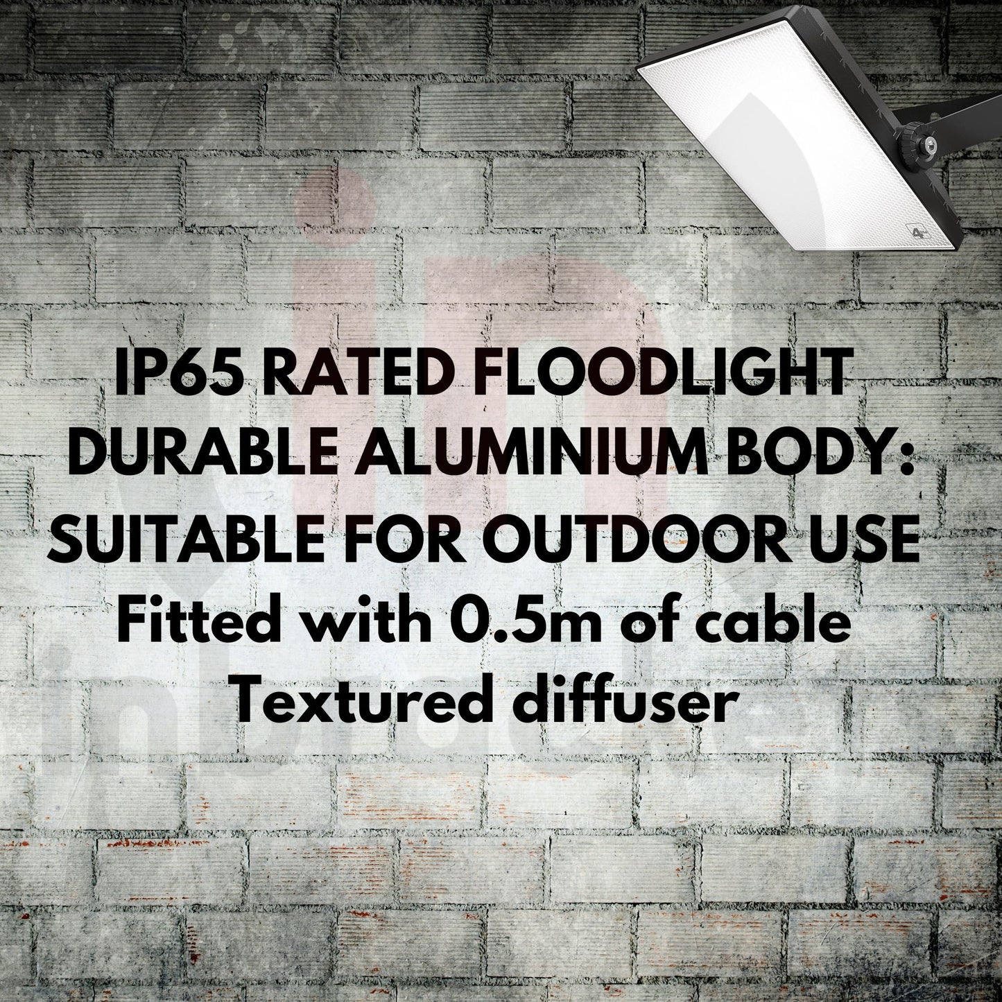 LED Flood Light Slimline Aluminium - 10w - 50W