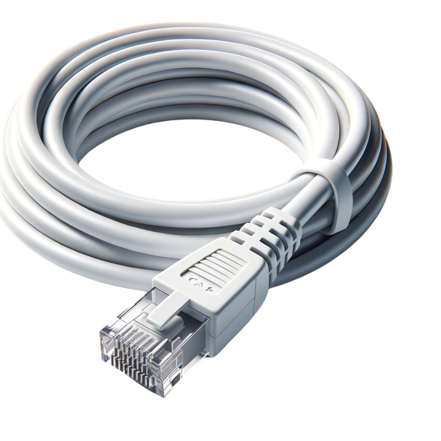 CAT 6 Ethernet Network Cable 1m White RJ45 Patch Lead