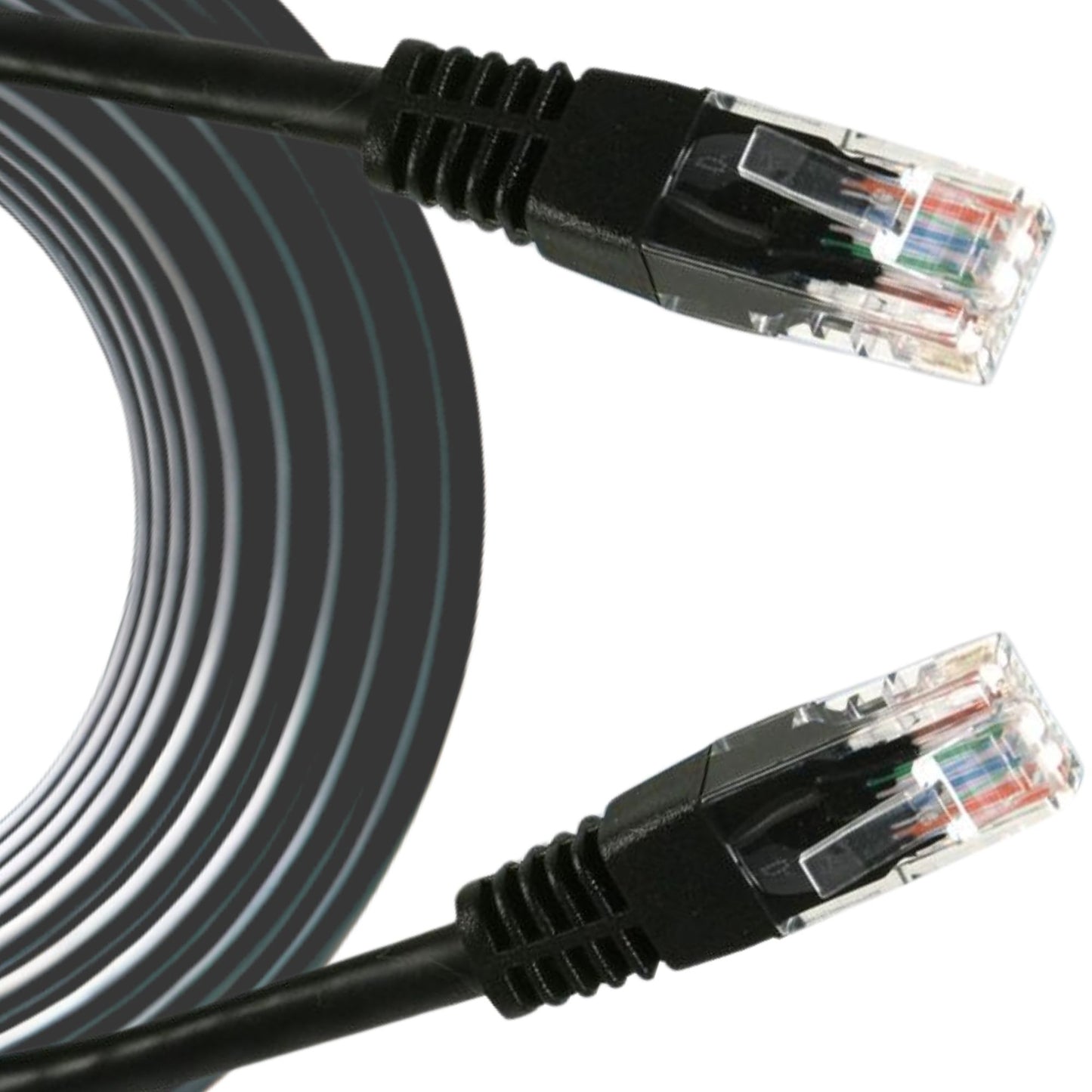 Cat 6 Ethernet Cable RJ45 High Speed Patch Lead Gigabit Network 3m Black