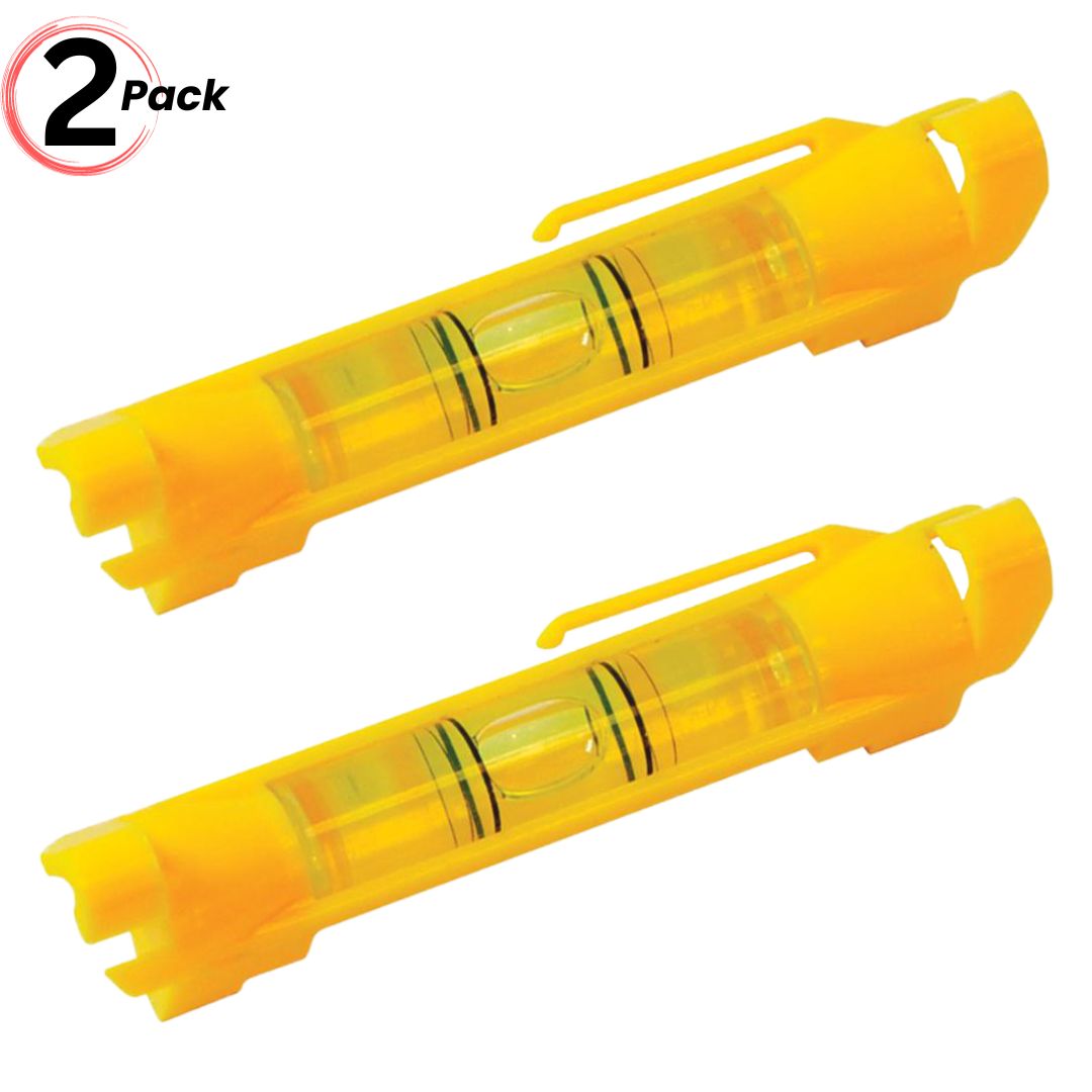 Hanging Spirit Level Brick Line Level Cord String Bubble Hanger Set 2 Pack