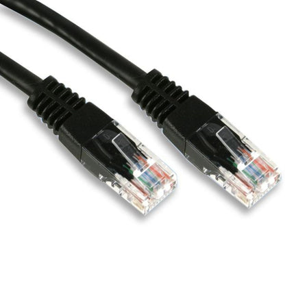 Cat 6 Ethernet Cable RJ45 High Speed Patch Lead Gigabit Network 15m Black