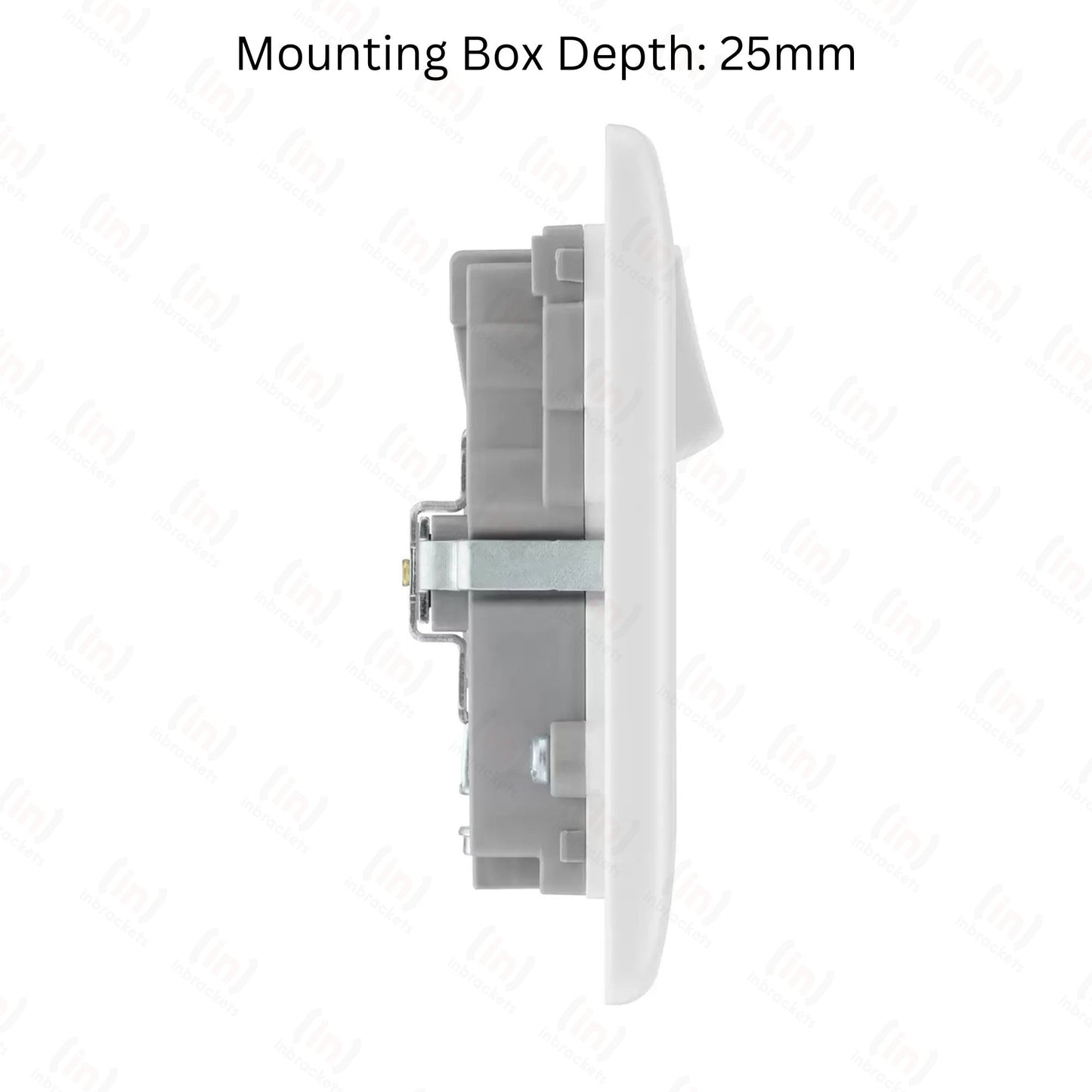 Double 13A Switched Socket with 15W USB A &  2 x C Charger Port Masterplug