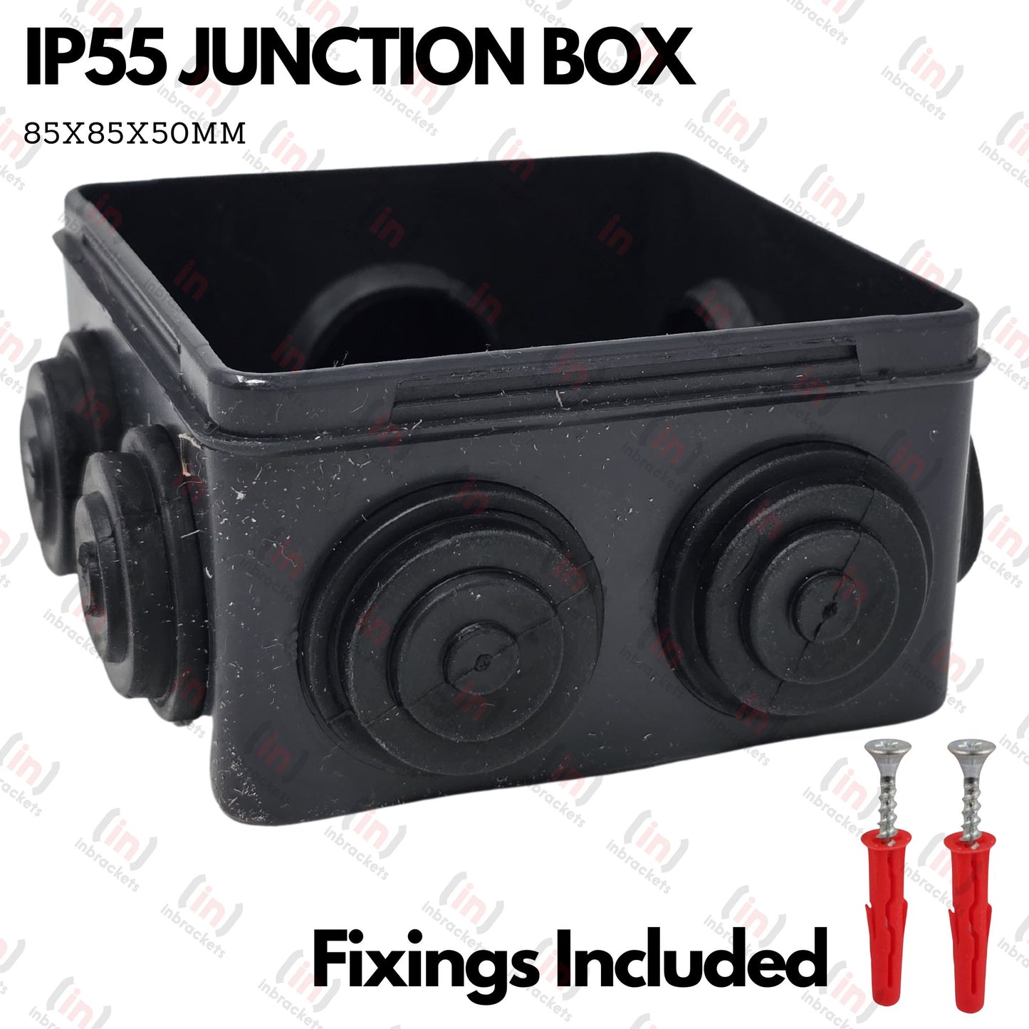 IP JUNCTION BOX IP55 WATERPROOF outdoor for cctv aerial net 85x85x50mm