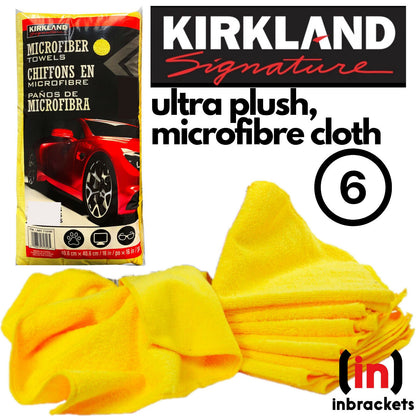 Kirkland Signature 40cm Ultra Plush Car Microfibre Towels Soft Cloth Cleaning 6